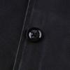 Collar Solid Color Windbreaker Leather Slim Long Leather Jacket Coat