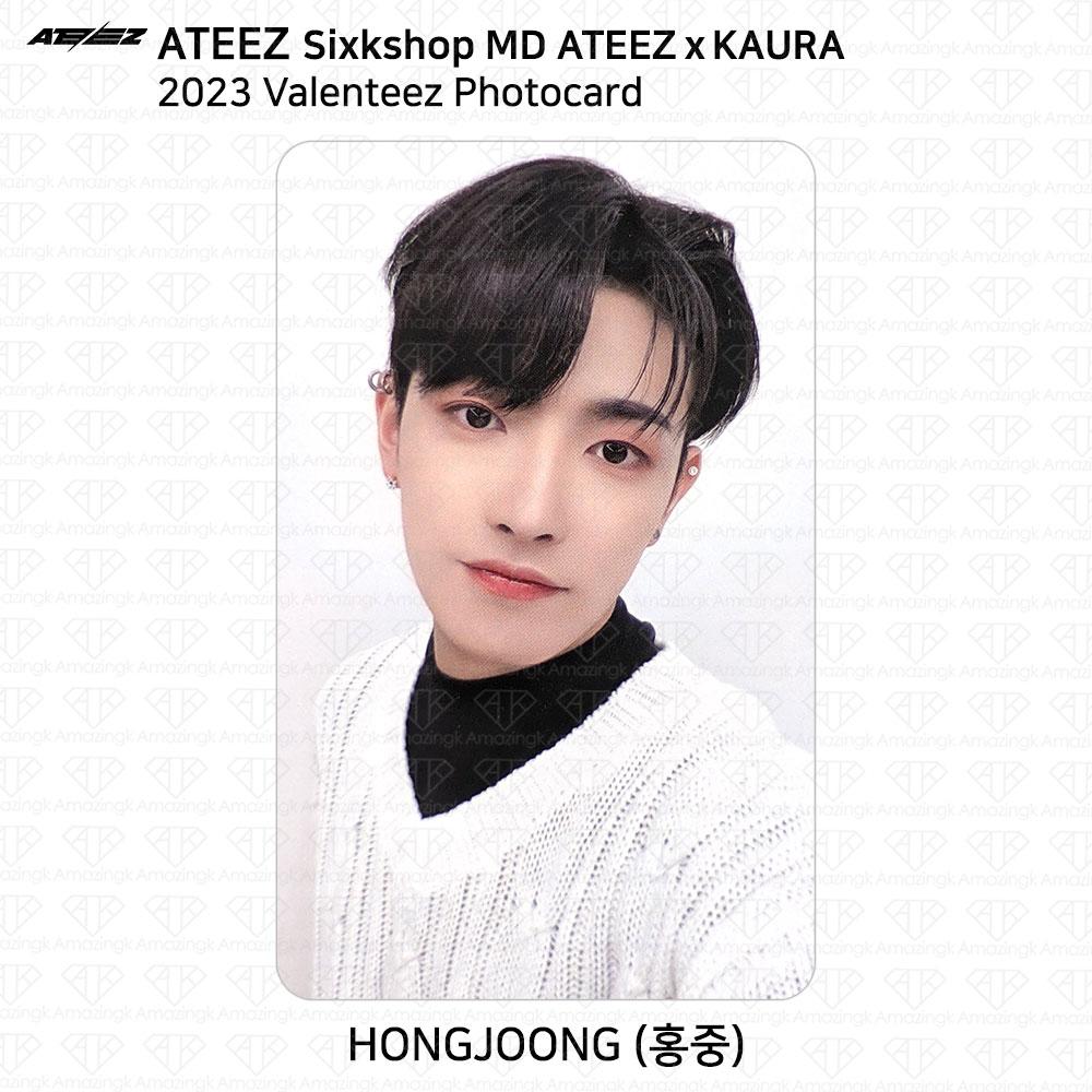 

ATEEZ X KAURA Sixshop MD 2023 Valenteez Фотокарточка Набор KPOP K-POP Seonghwa Hongjoong