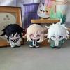 10CM Anime Danganronpa Plush Doll Hinata Komaeda Naegi Mini Starfish Body Printed Plush Keychain Pendant Kids Gifts Plushies