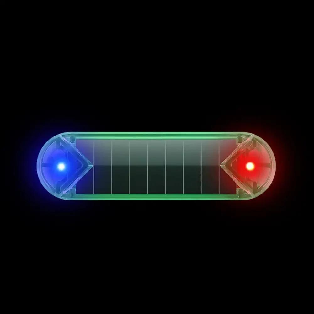 Car False Safety Light Signal Lamp Solar Simulation LED Dummy Alarm Wireless Warning Anti-Theft Warning Lamp Flashing Imitation