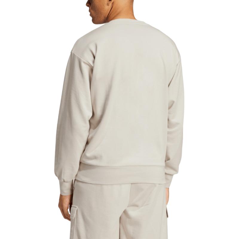 adidas M Feelcozy Pulóver Alkalmi Kerek Nyakú Ejtett Vállú Hosszú Ujjú Férfi Pulóver Szürke IN6087
