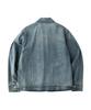 Universal Overall [Japan Heritage Line] Cone Denim Zip Up Jacket Light Blue