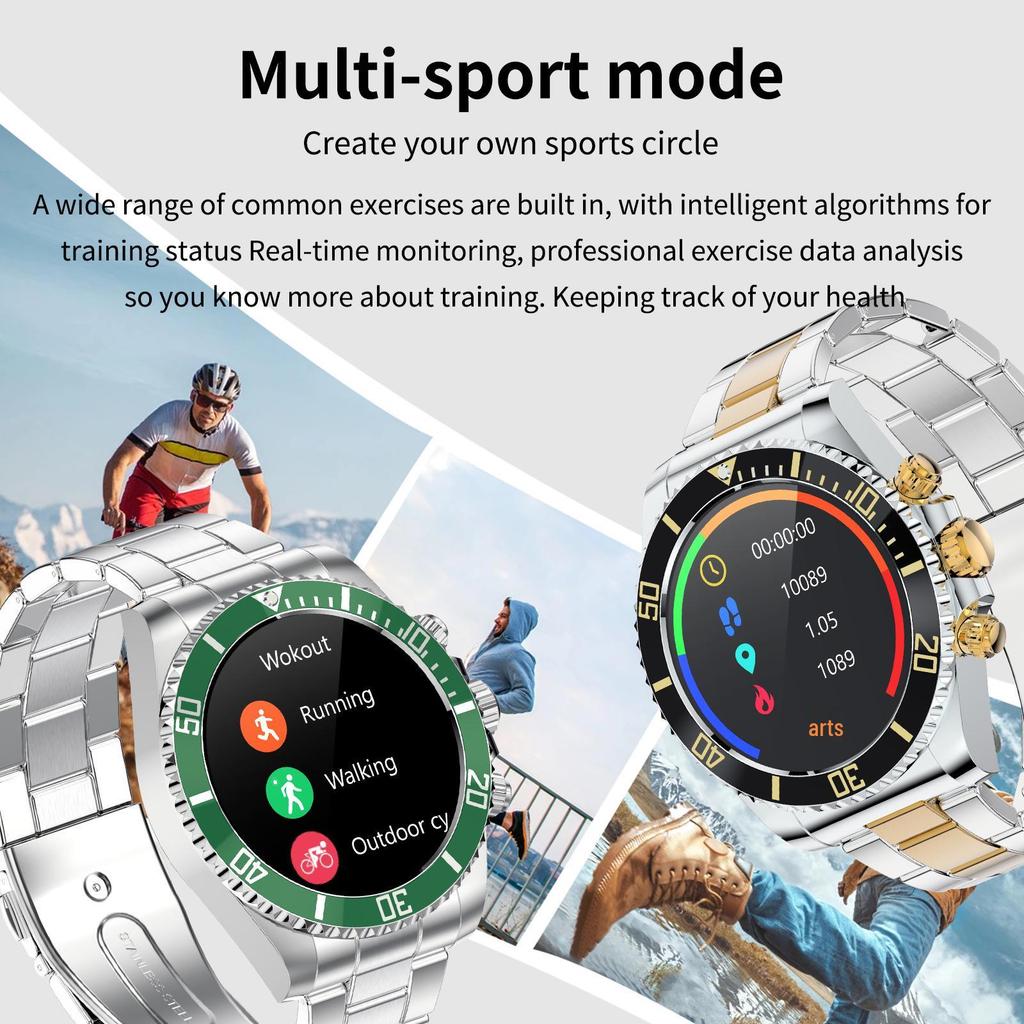 AW12 Stainless Steel Sport Smartwatch with Calling Feature