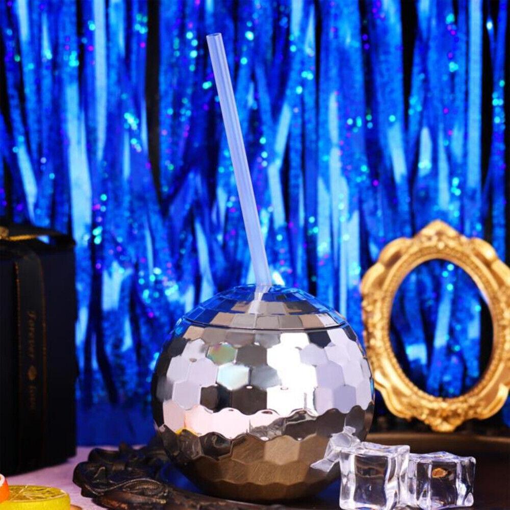 580ML Electroplated Ball Plastic Cup, Sparkling Bar Disco Glass, Household Water Cup