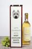 West Highland White Terrier, Westie - Geometryczne Pudełko Ze Zdjęciem I Napisem Na Wino Marki Art-Dog