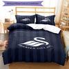 Set Copripiumino con Stampa Swansea City A.F.C. – include 1 copripiumino e 2 federe coordinate Arredo camera da letto Regali di Natale