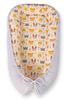 Baby Cocoon, Double-sided, Playpen, Swaddle, Premium BOBONO - Cream Animals