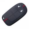 2 3 Buttons Silicone Key Case Cover For Jeep Cherokee Compass Renegade Fiat 500X Dodge Charger Dart Chrysler 200 300 Fob Shell