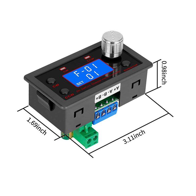 Stepper Motor Driver Controller Integrated Board Forward/Reverse Pulse Speed Angle Control Module Plc Serial Communication