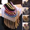 Shoulder Brooch Tassels Punk Jewelry Vintage Fringe Epaulette Clothes Decor