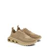 Salvatore Ferragamo Nima Knit Running Sneakers Beige
