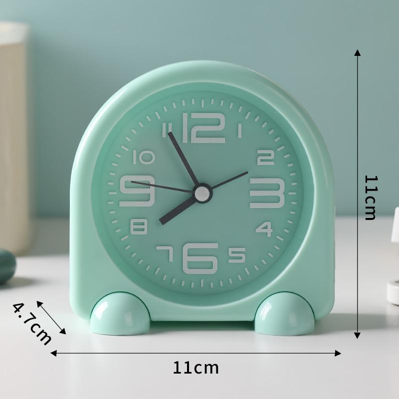 

1 шт. Будильник Студенческий Простой Бесшумный Маленький Будильник Настольный Настольные Часы Оптом Мультяшный Будильник Мультяшный Маленький Будильник