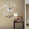 3D Wall Clock Mirror Diy Creative Mirror Watch Stereo Acrylic Living Room Bedroom Decoration Wall Clock New Fashion