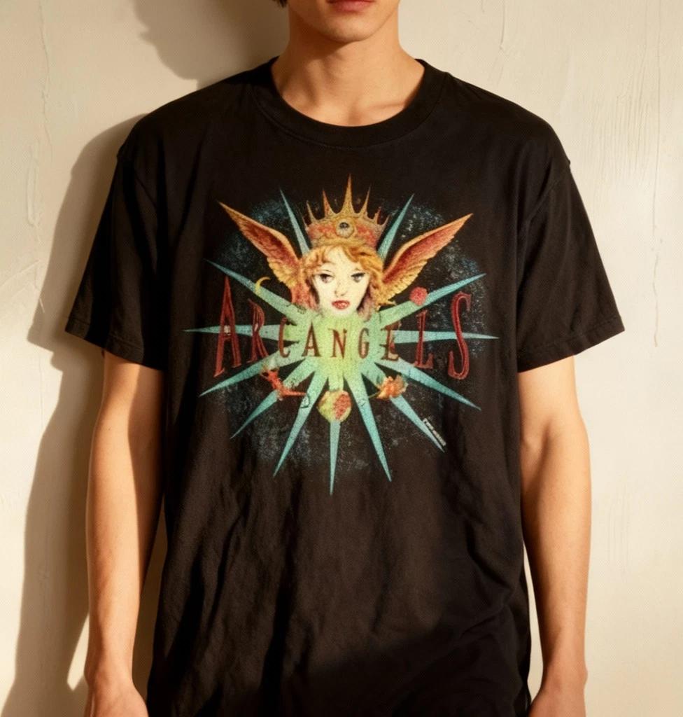 Vintage Arc Angels Band Shirt 1992 Short Sleeve Black All Size NWT S