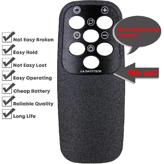 Replacement Remote Control for Lasko CT22835 CT32990C CT32791 CT22840 Tower Space Heater