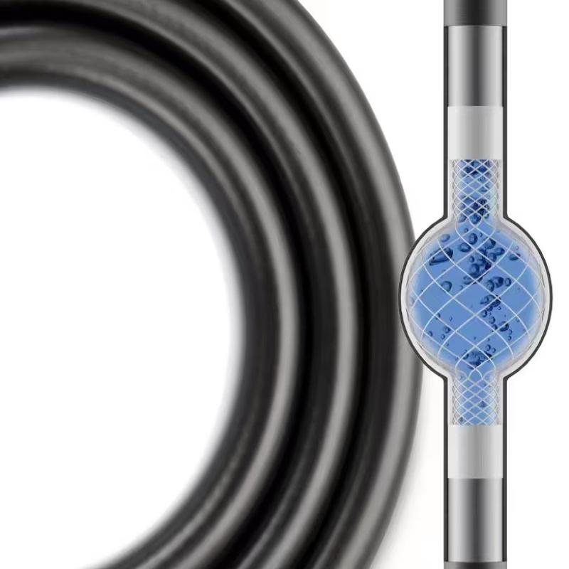 TLXT Universal Gunmetal Grey PVC Shower Hose