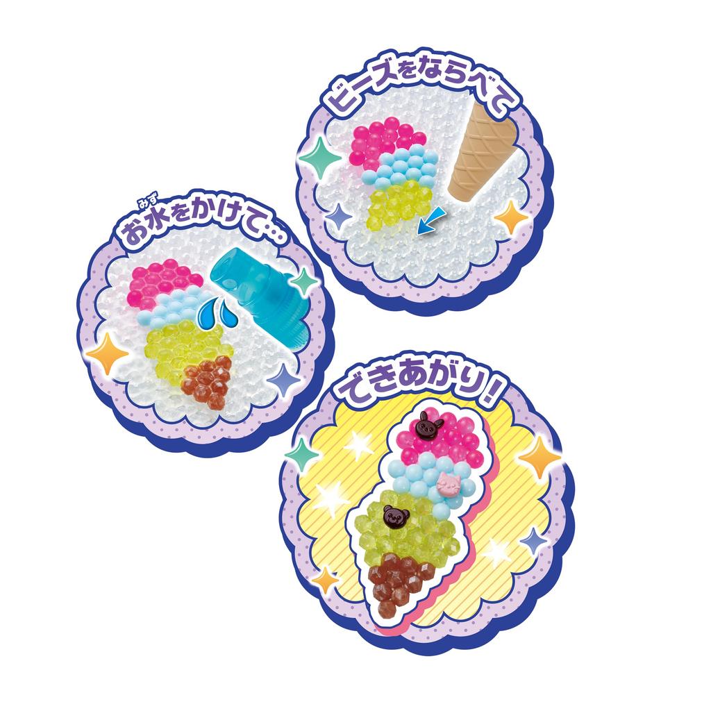 Aquabeads Set Eis ST Mark Alter 6 und Bau EPOCH All-in-One "Happy Shop" AQ-S103, Zertifiziert, Hoch, Wasserbasiert, Spielzeug, Aquabeads,