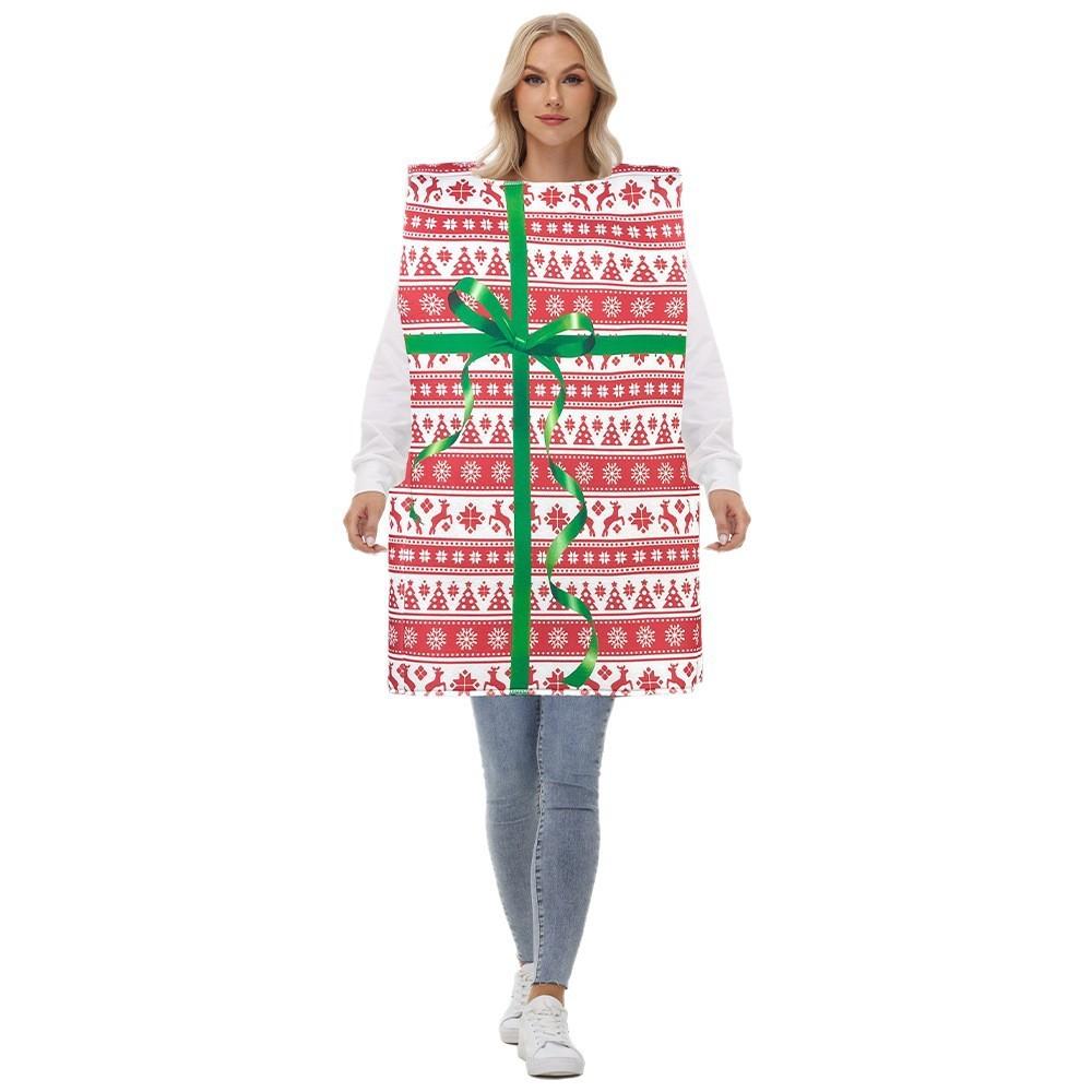 Christmas Family Costume Set With Polyester Fabric For Holiday Parties And Stage Performances