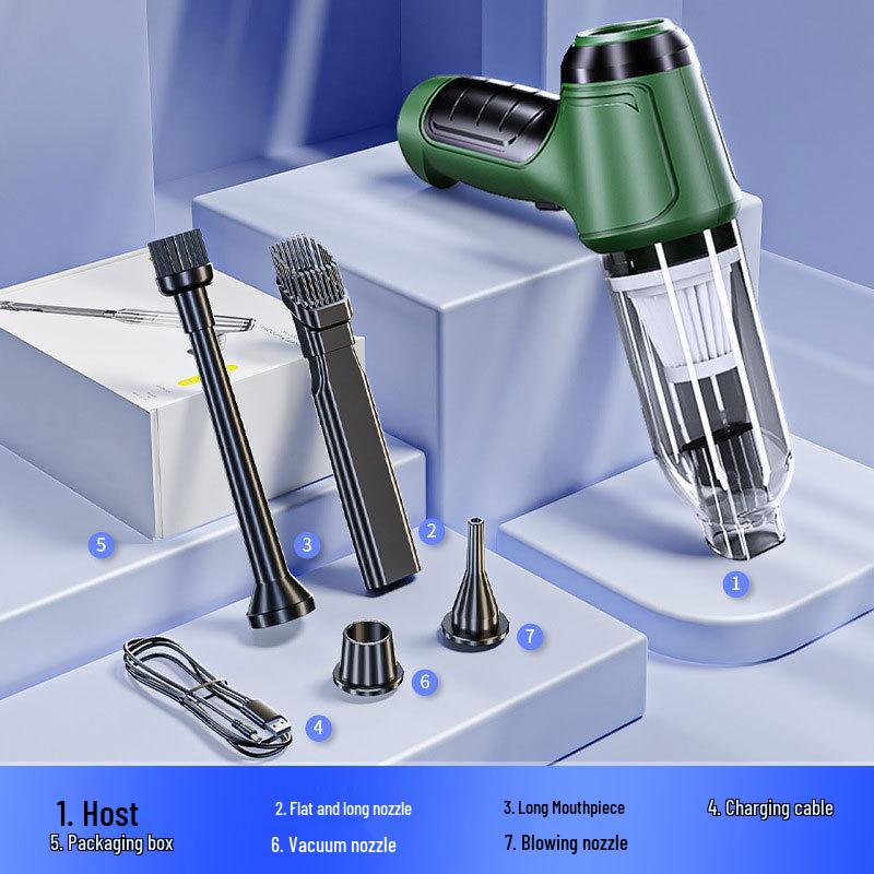 Rechargeable Wireless Handheld Car Vacuum Cleaner with Brushless Motor and High Power Dust Blower