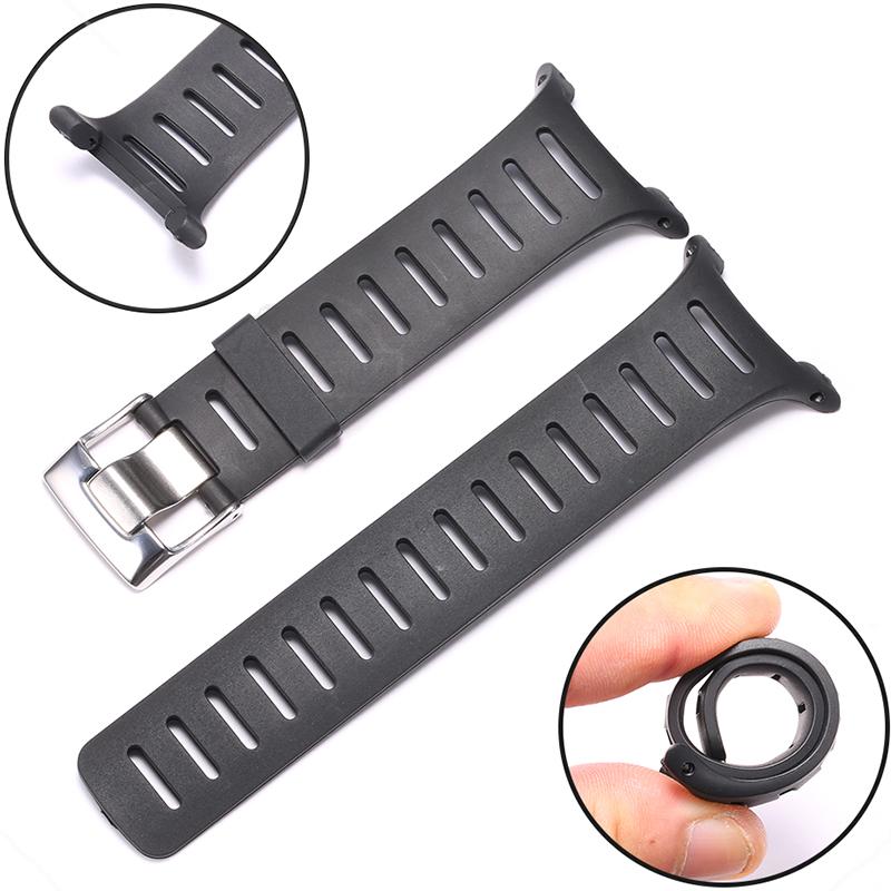Silicone Strap For SUUNTO T Series Watch Band T1 T1C T3 T3C T3D T4C T4D Men's Sports Waterproof Rubber Bracelet