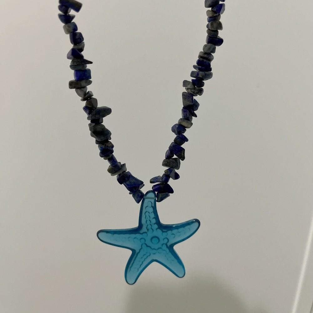 Y2K Accessories Starfish Clavicle Chain Pendant Beach Choker Fashion Starfish Necklace  Girls Gift