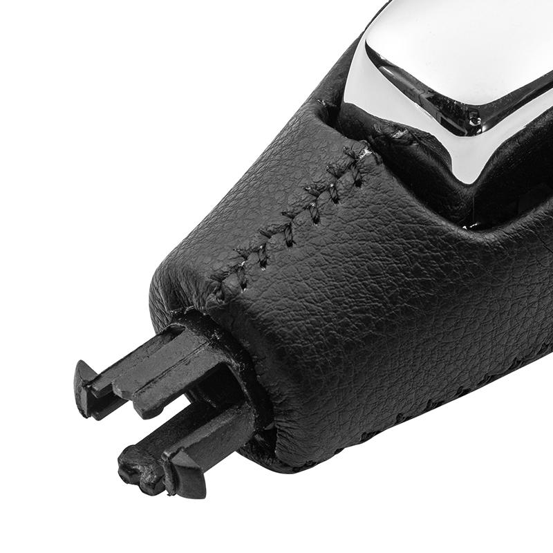 For Ford Mondeo MK4 S-MAX Kuga Galaxy MK1 BLK Automatic Leather Gear Shift Knob Lever Shifter Pen Gaiter Boot Cover