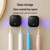 Portable UVC Toothbrush Sterilizer with USB Charging for Two