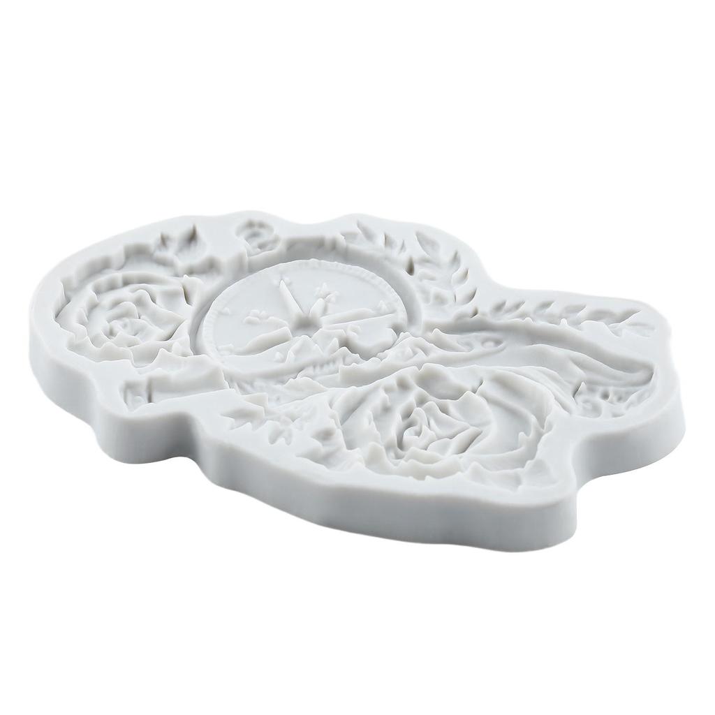 Hunter Silikonové formičky Pistole Jelen Pes Sova Pták Hodiny Formička na fondán Nástroje na zdobení dortů Topper na cupcaky Čokoláda Cukroví Řemesla Potravinářská hmota Polymerová hmota