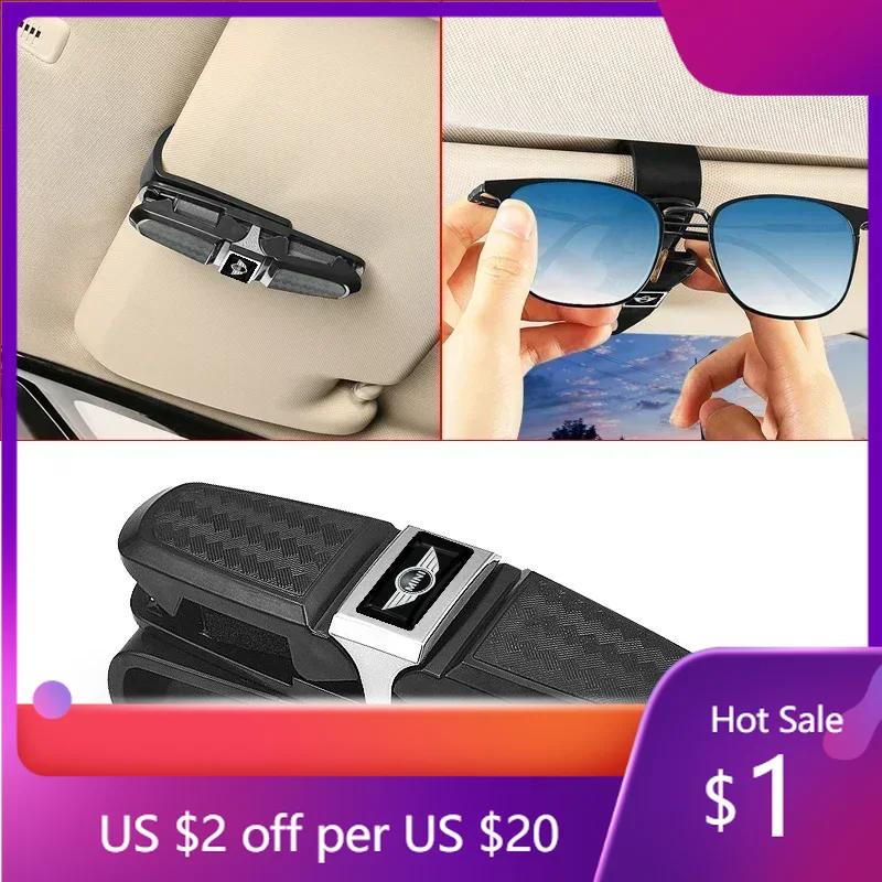 BWY1 Car Glasses Clip Sunglasses Ticket Card Holder For BMW MINI CooperS John-Cooperworks F54 F55 F56 F57 R50 R51 R52 R53 R54 R55 R56