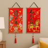 Chinese Style Chinese New Year Decoration Cartoon New Year Door Couplet Blessing Pendant  Wall