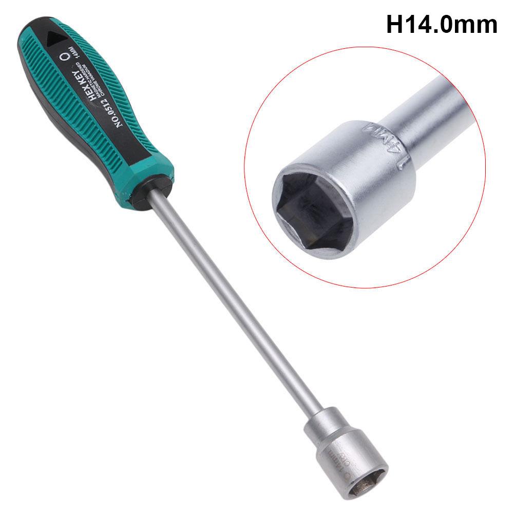 3mm-14mm Metal Socket Driver Wrench Screwdriver Hex Nut Key Nutdriver Hand Tools Home Furniture Repair Accessories