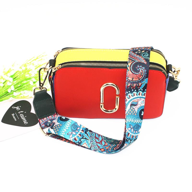 Colorful Bag Straps Nylon Crossbody Messenger Detachable Adjustable Handbag Shoulder Strap Women Purse Belt Accessory 3.8cm Wide