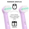 VINFANY Brown Compatible Electric Toothbrush Replacement Brush Sumizumi Clean Kids Color Toothbrush Children's (8 Pieces)