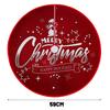 Christmas Tree Skirt Cartoon Crystal Velvet Xmas Rug Crafts Tree Surround Base Skirt Home Party Atmosphere DIY Scene Layout Prop