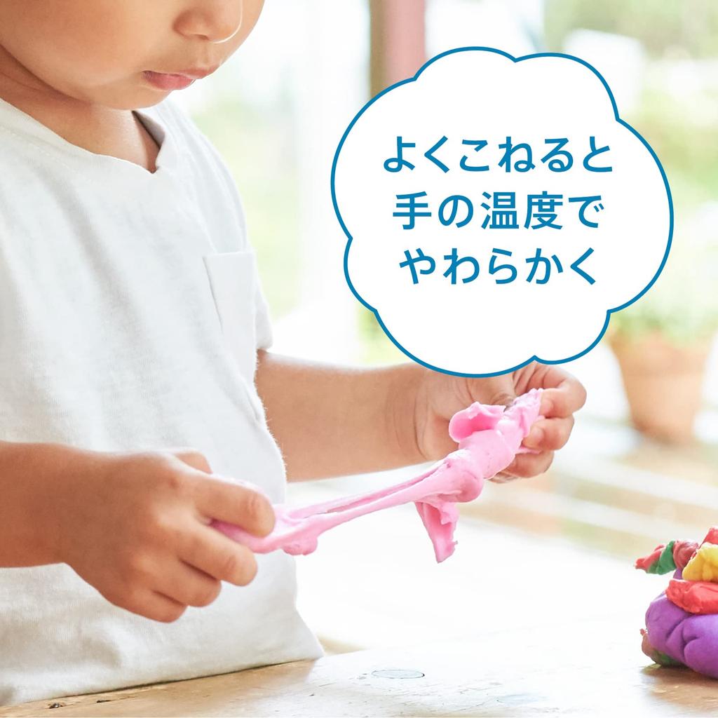 BorneLund Original Kanten Nendo Studio Basic Set Agar Clay for Ages 2 and Up NS006 7-Color