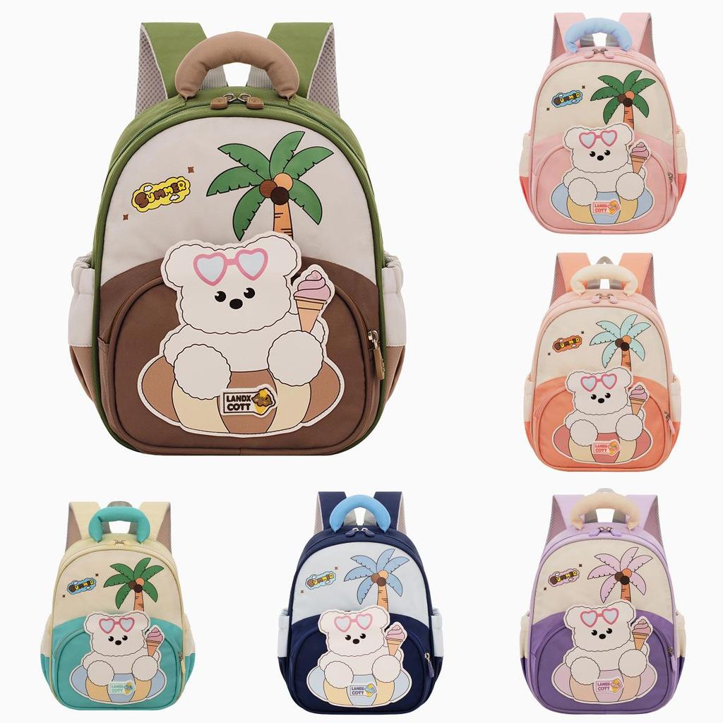Kids School Bag With Lightweight Design And Cartoon Pattern For Preschool Education Use