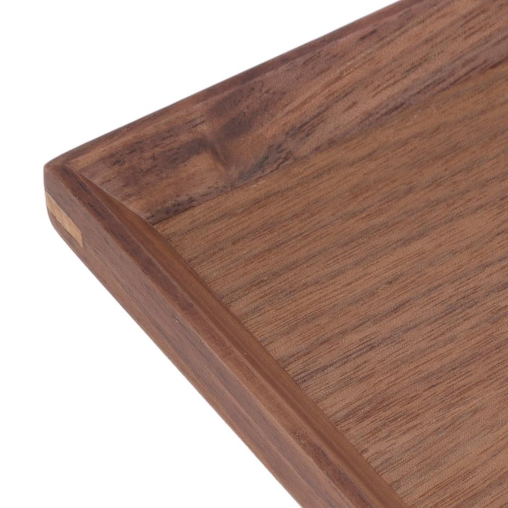 Rectangle Tea Tray Matte Rectangular Plate Simple Style Wooden Tray Fruit Storage