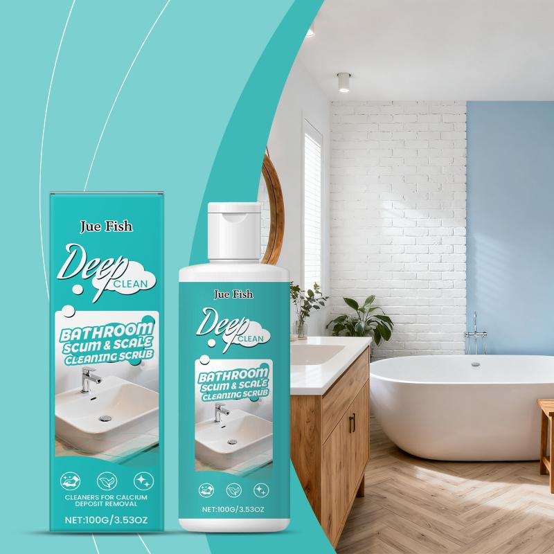 Stain Remover for Bathroom Tile Bathtub Deep Cleaning All Purpose Household Toilet Grout Decontamination Cleaner