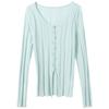 New Chinese Style Slim-Fit Slit Knitted Sweater