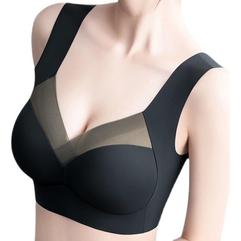 Ice Silk Cross-Back Sports Bra: Seamless Lightly Padded, Wire-Free, Tank Top Style for a Flattering Fit