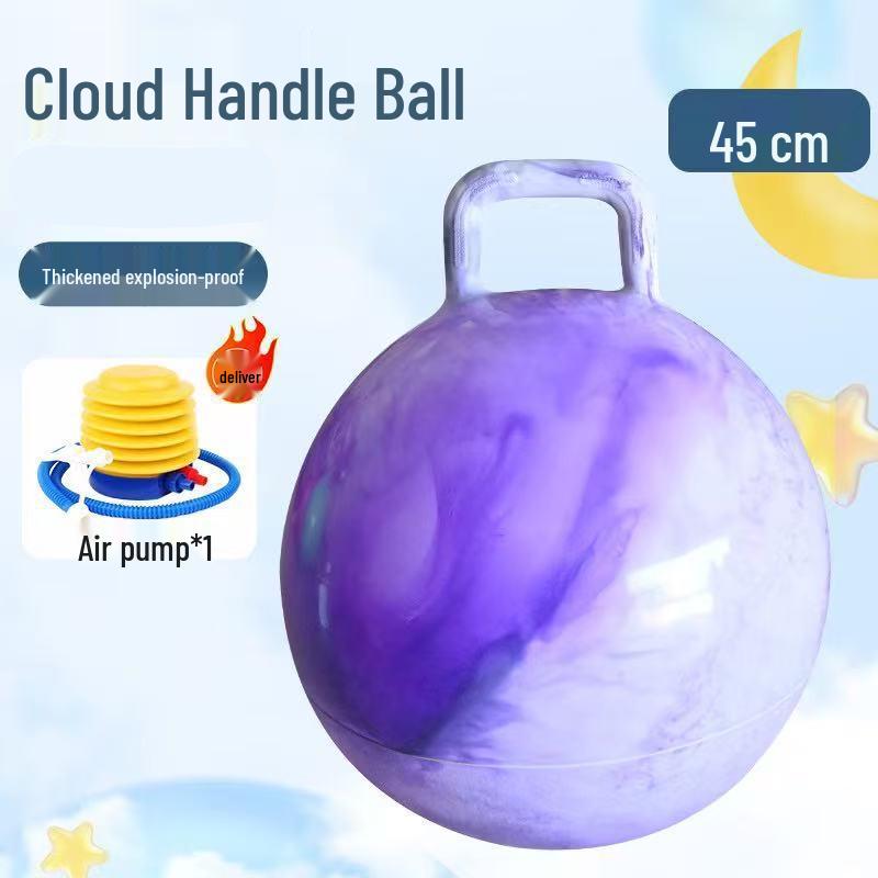 45CM Children's Inflatable Elastic Bouncing Ball for Sensory Training and Sports