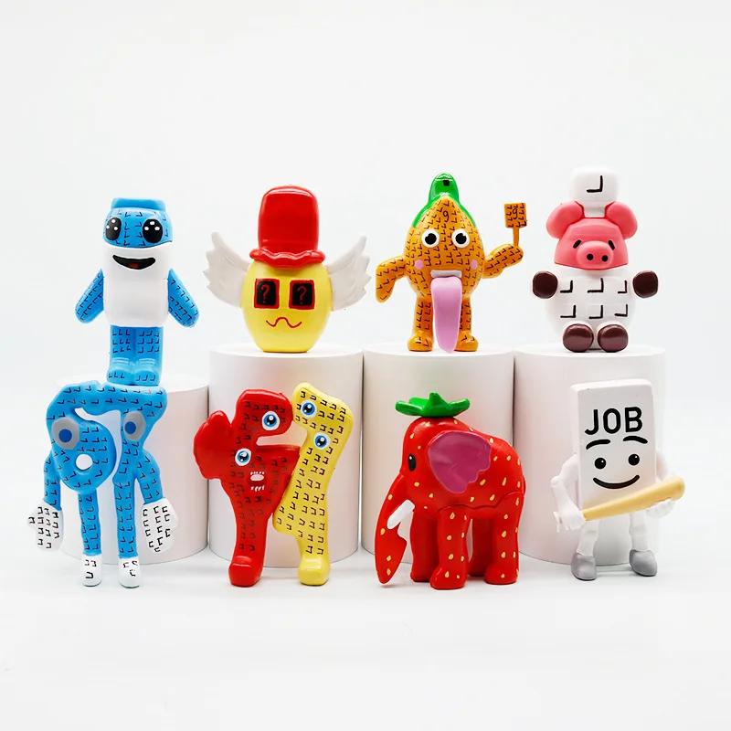 

8Pcs Steal A Brainrot Figures Pvc Model Ornament Brainrot 67 Figurine Desktop Decoration Game Peripheral Birthday Gift For Kids