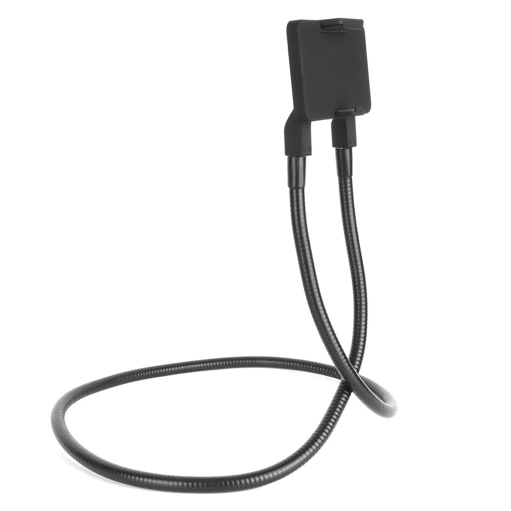 Phone Holder Black Iron Cell Rotating Magnetic Neck Hanging Phone Bracket for Tablets Mobile Phones Live Broadcast
