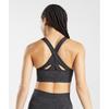 Gymshark Adapt Animal Seamless Sports Bra Wild   Black B3a5m Bbqb