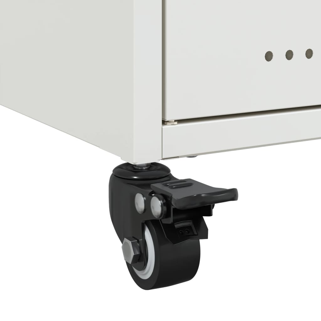 TV Stand White 100.5 x 39 x 43.5 cm Cold Rolled Steel