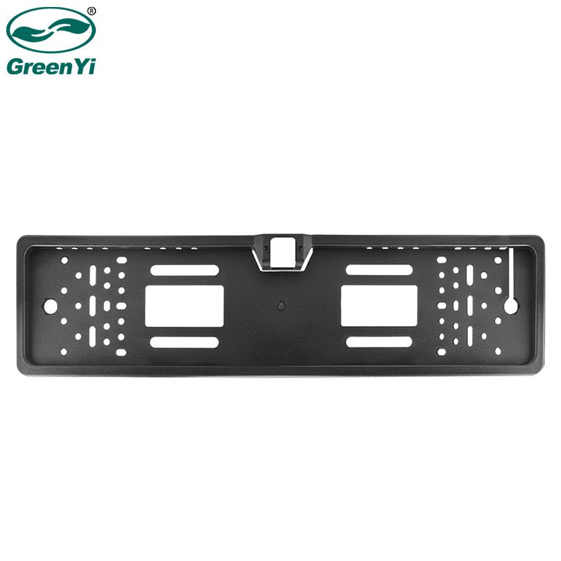 GreenYi EU European Car Number Frame Bracket The License Plate Able Install Rear View Camera Waterproof GM UK EU Euro Germany