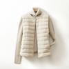 Autumn and Winter New Light Down Jacket Women's Liner Small Vest Round Neck Wearing Collarless Light Vest Tide