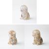 Resin Craft Pet Statue With Genuine Water Crystal For Modern Living Room Accent