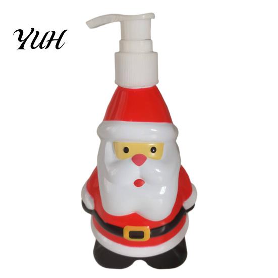 Empty Pump Bottle 350ML Christmas Soap Dispenser, Santa Claus Tree Penguin Shape Refillable Liquid Dispenser Bottle, Plastic for Hand Soap,
