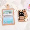 New Cartoon Cat Print Mini Wallet Large Capacity Card Holder Portable Cute Small ID Storage Bag Card Case Multi-Card Holder